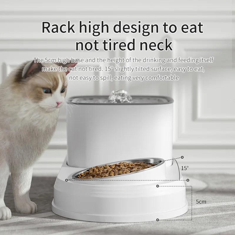 2in1 Cat Automatic Water Fountain