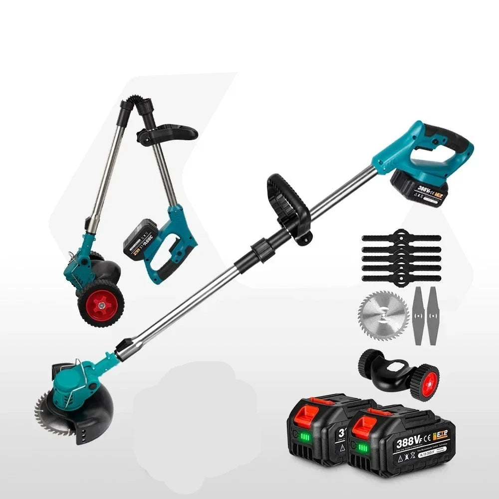 Electric Lawn Mower Handheld Grass Trimmer