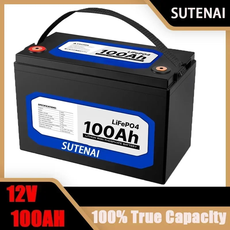 12V 100Ah LiFePO4 Built Lithium Iron Phosphate Battery