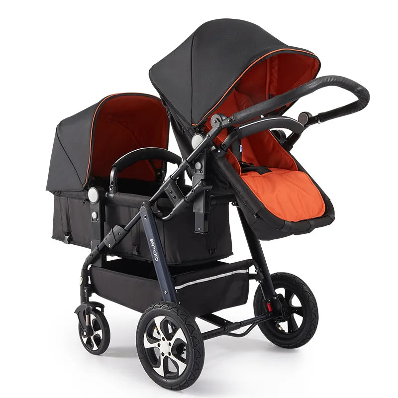 folding twin baby stroller