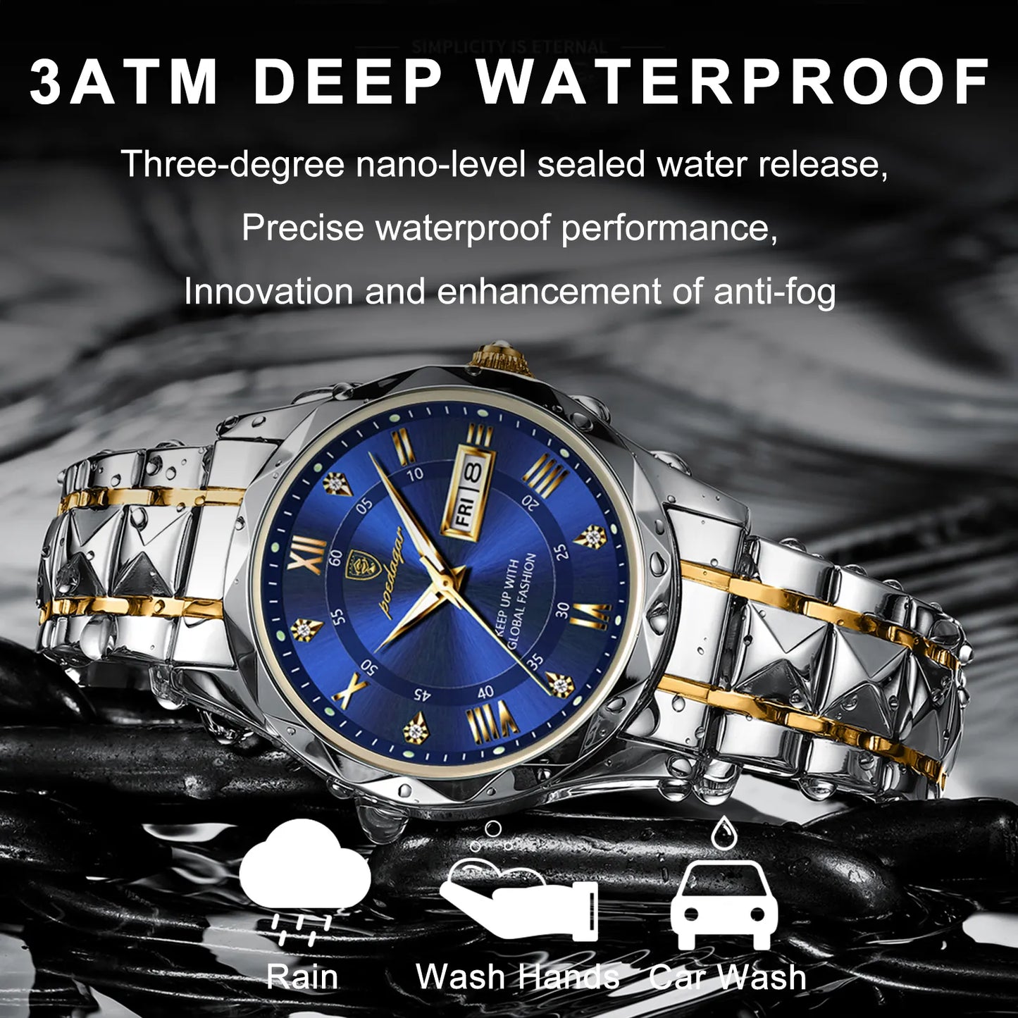 Men Sports Waterproof Luminous Watch
