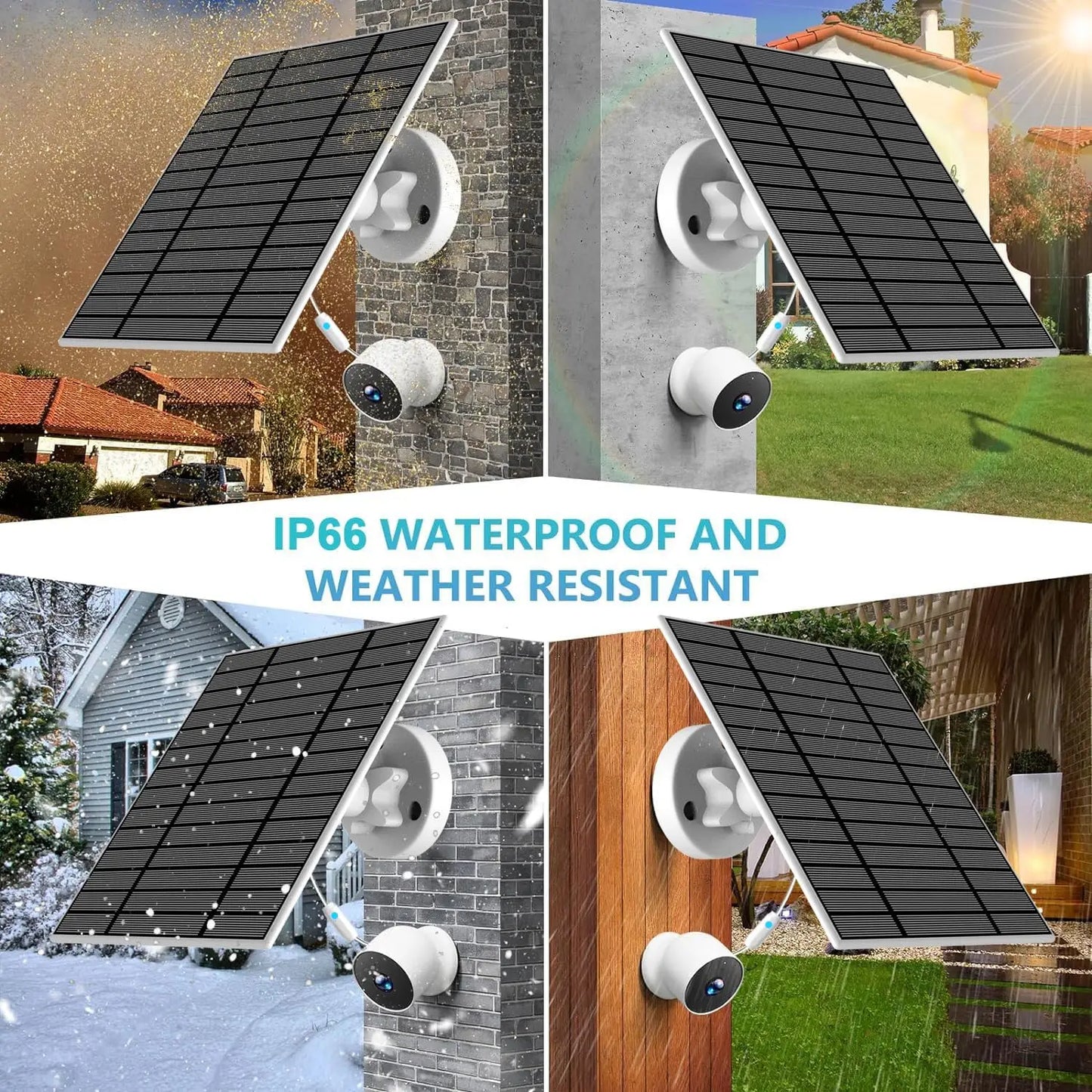 6w Solar Panel with Camera Charging
