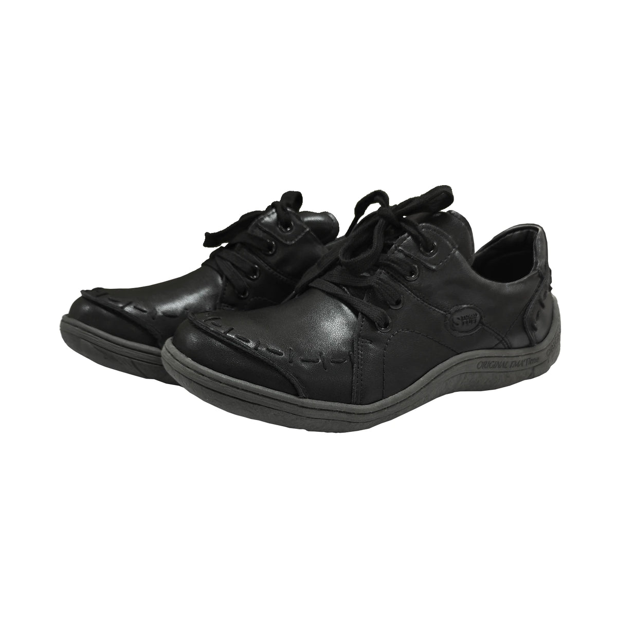 Hand-Stitched Leather Sneakers Shoes