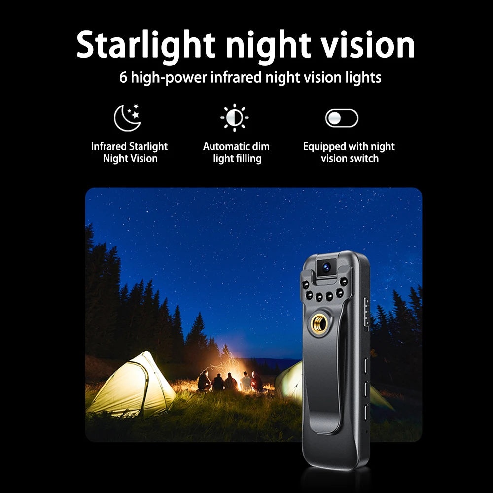 Full HD 1080P Sports DV Night Vision Body Camera