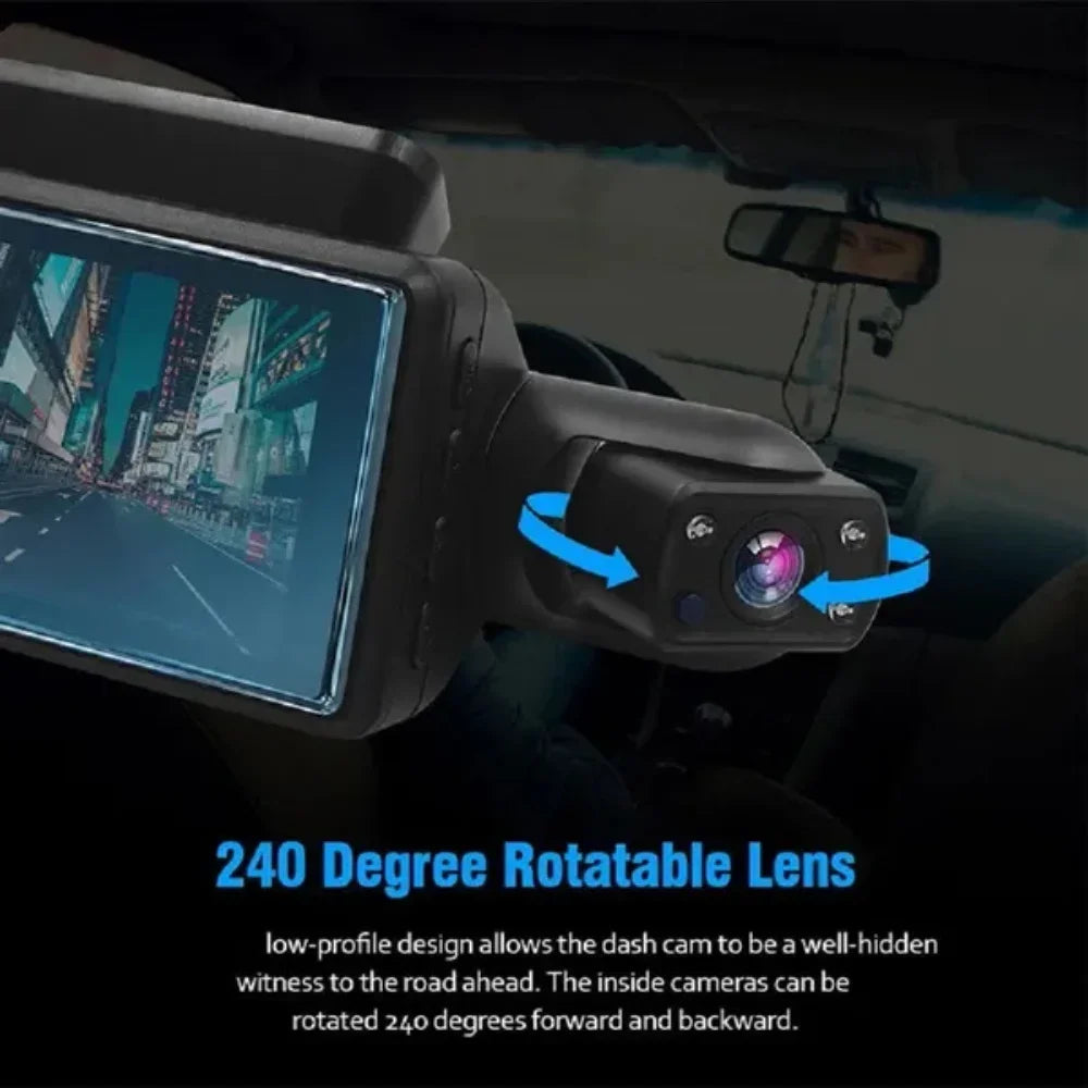 Dual Lens Dash Cam for Cars