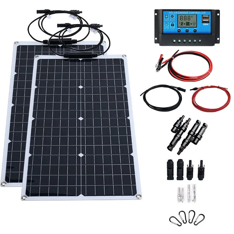 18V High-Efficiency Flexible Outdoor Solar Crystal Panel