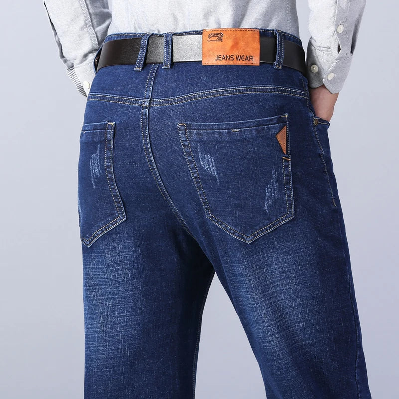 Men's Autumn Large Business Casual Jeans