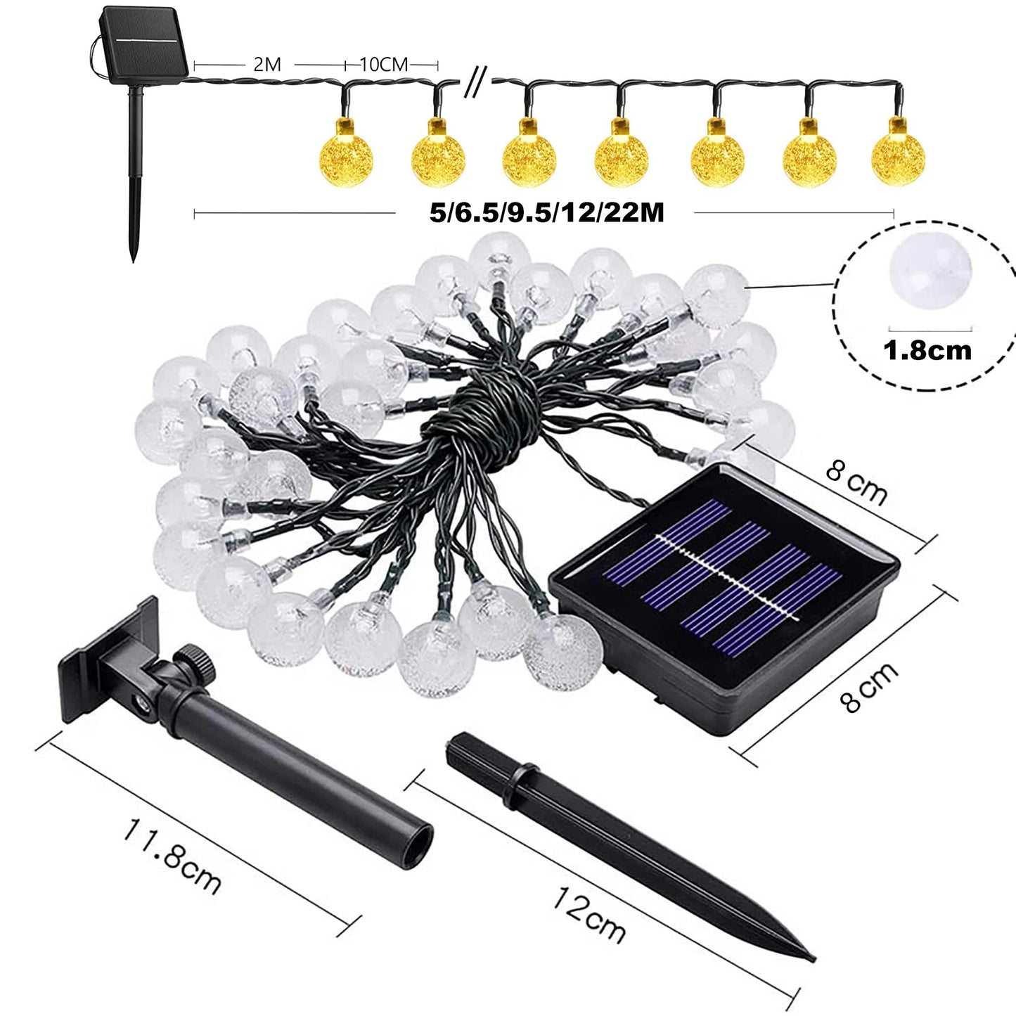 Outdoor LED Solar String Light