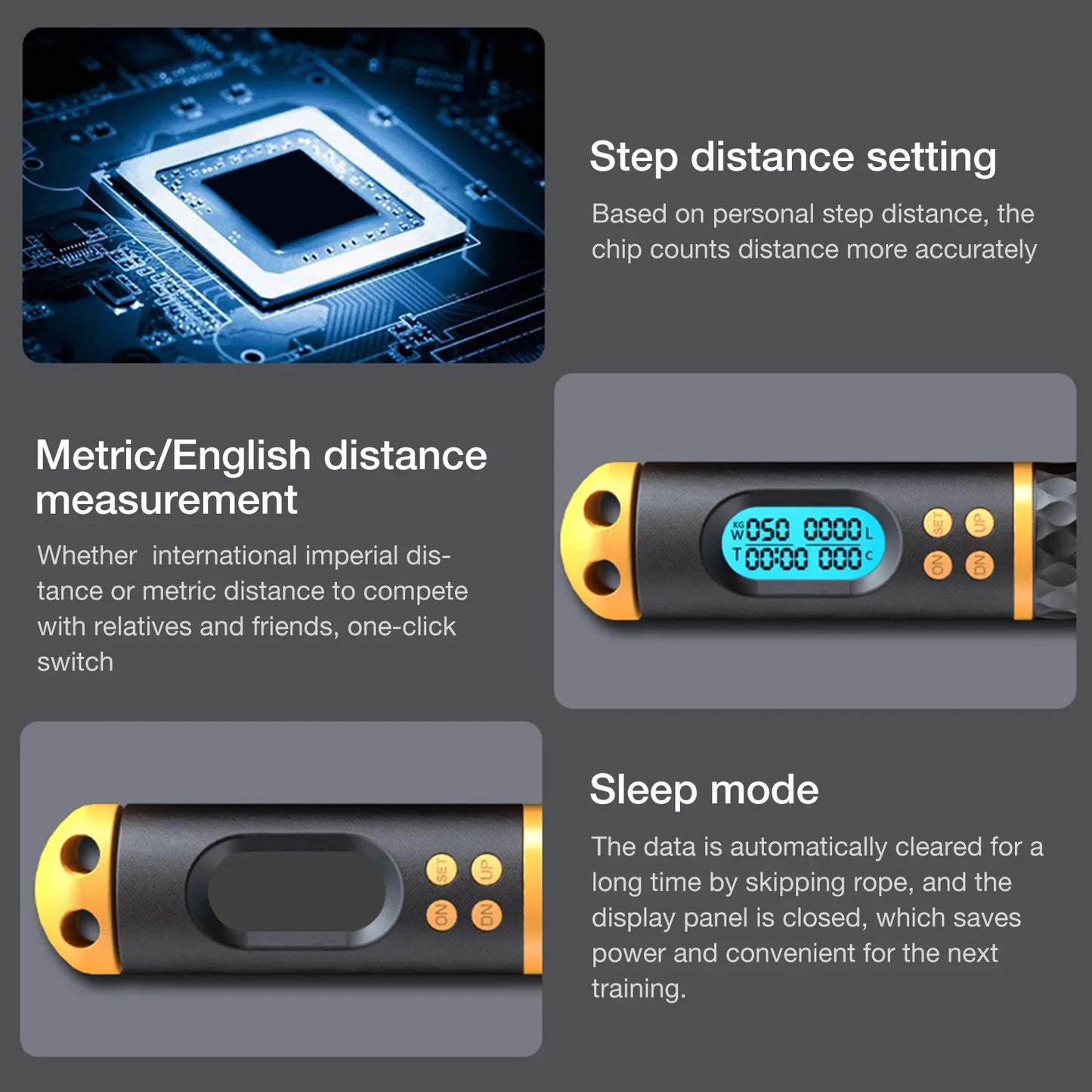 Digital Counting Wireles Jump Rope