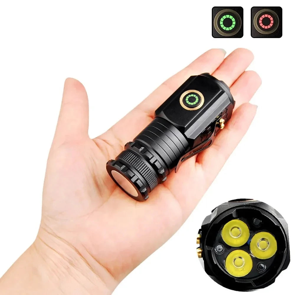 2000LM Powerful Mini EDC LED Flashlight