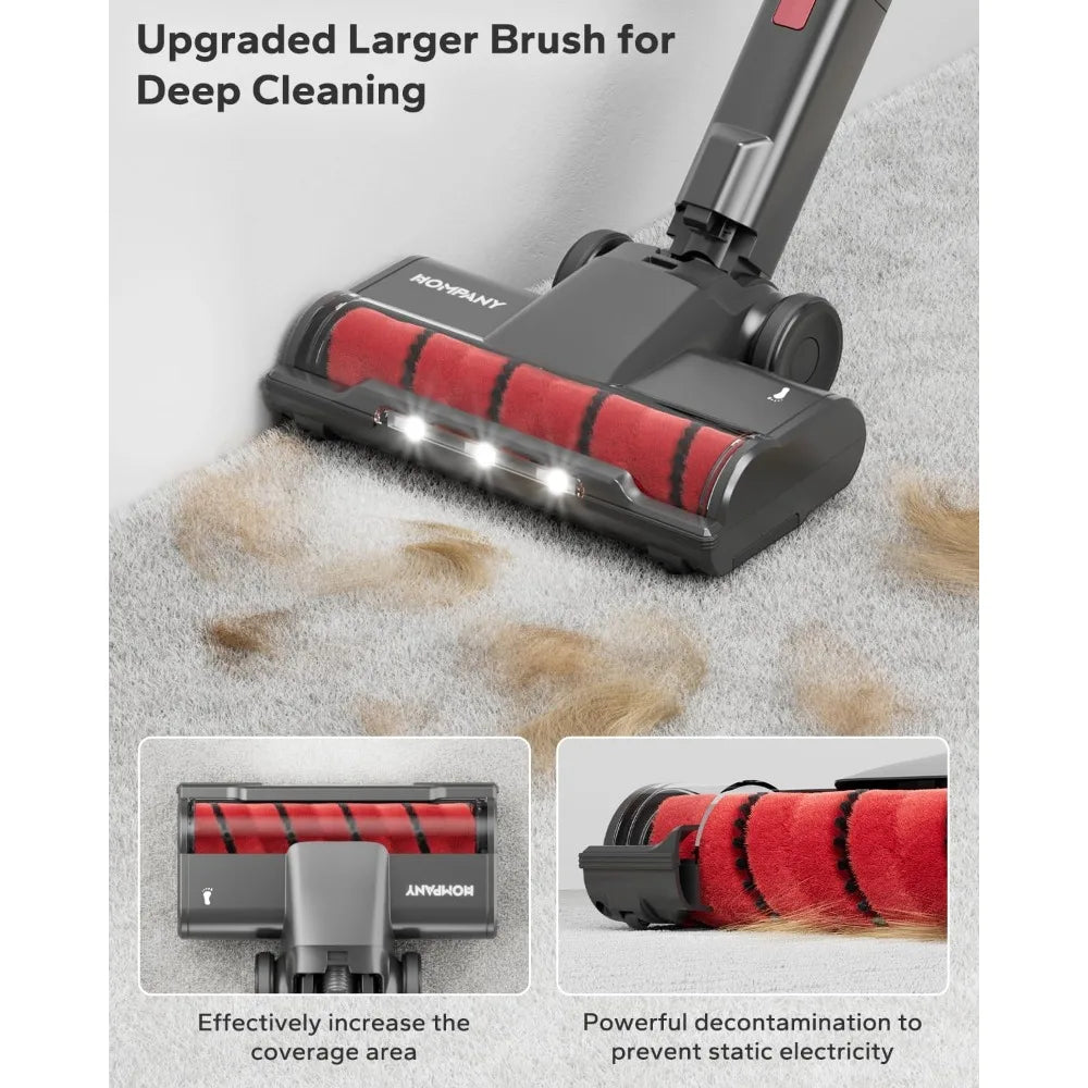 500W/40Kpa Cordless Vacuum Cleaner