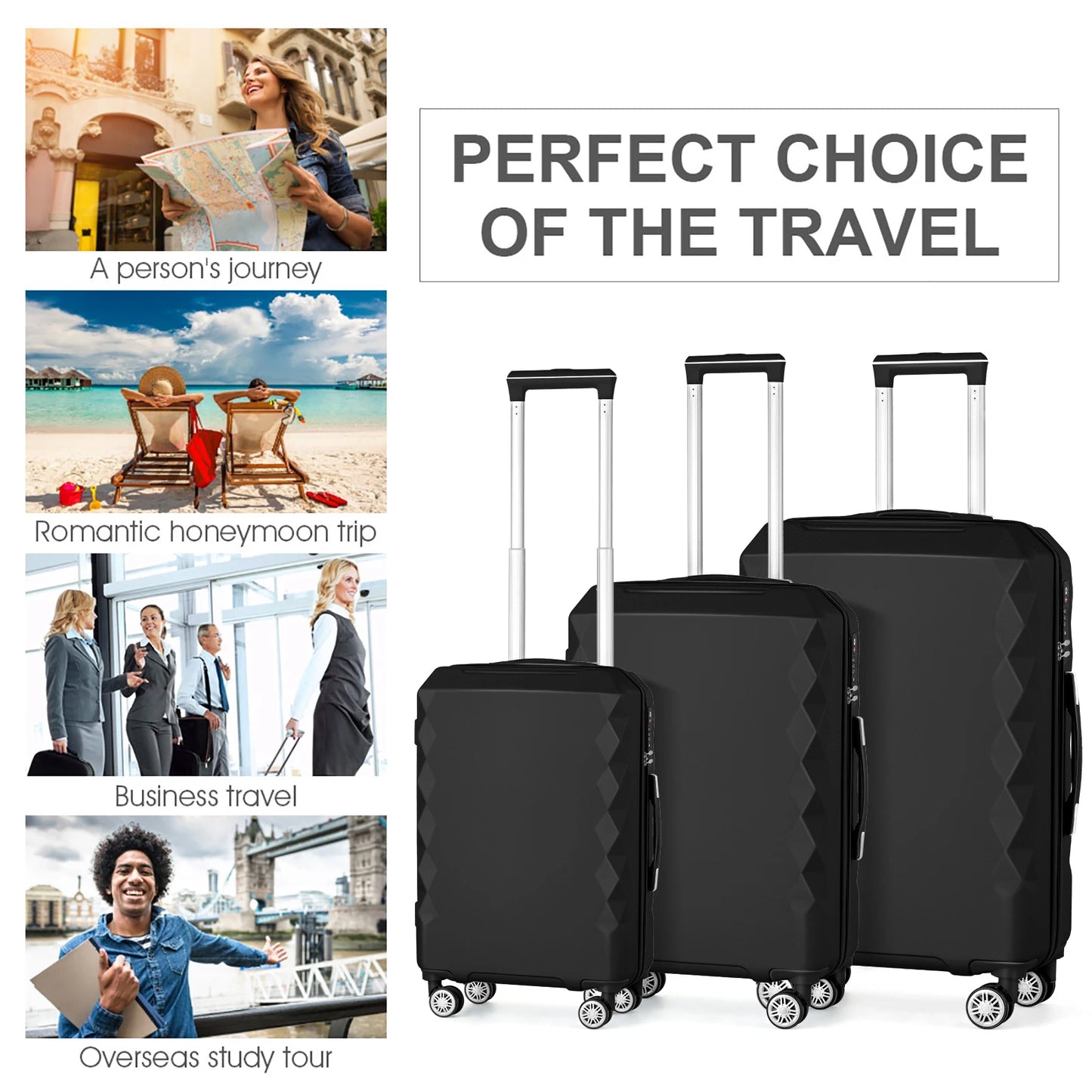 3pcs Travel Luggage Set