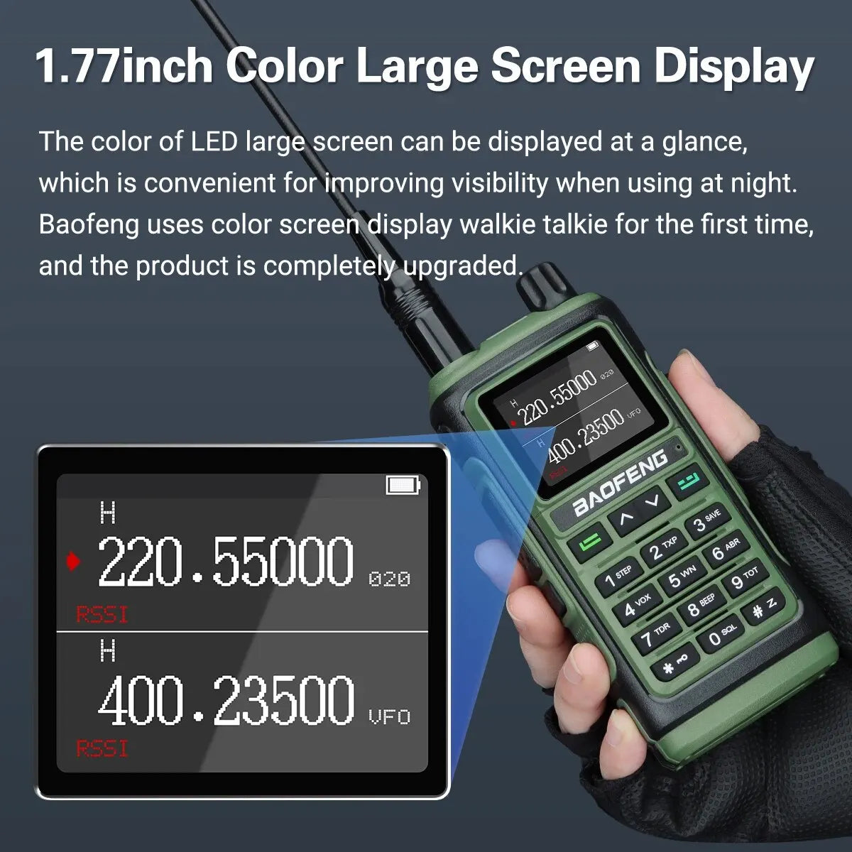 UV 17 Pro Wireless Copy Frequency Walkie Talkie