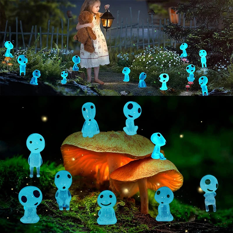 10/5Pcs Glow In The Dark Tree Elves Luminous Ghost
