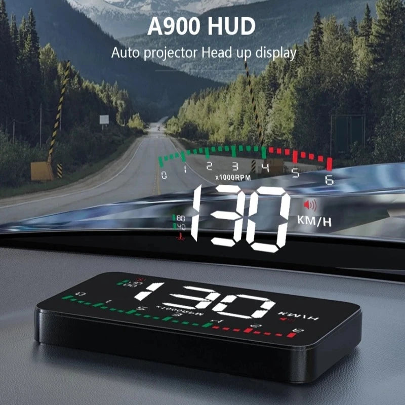 A900 Auto Hud Display  Windshield Speedometer