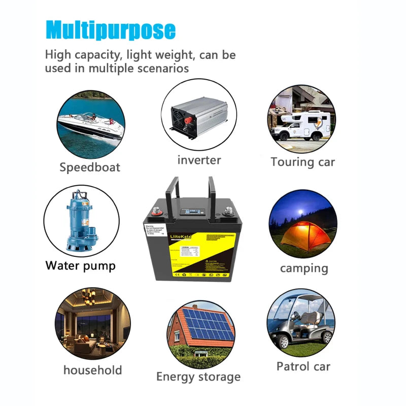 12V 90Ah LiFePO4 Battery