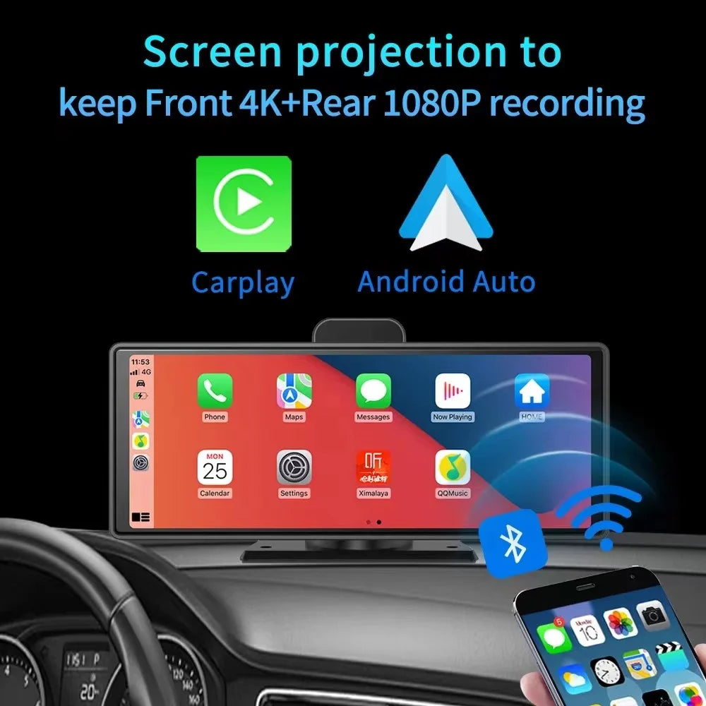 WiFi Car DVR Dashboard AUX GPS Navigation