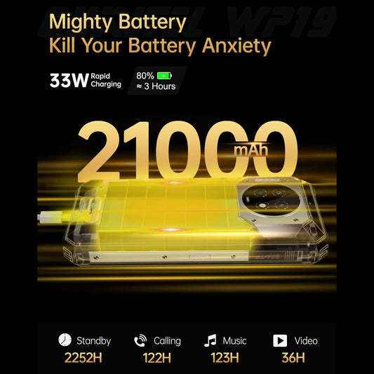 WP19 Rugged Phone Night Vision Smartphone