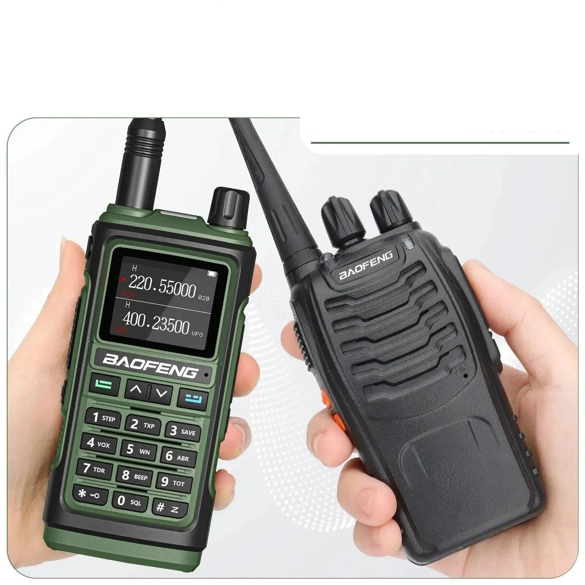 UV 17 Pro Wireless Copy Frequency Walkie Talkie