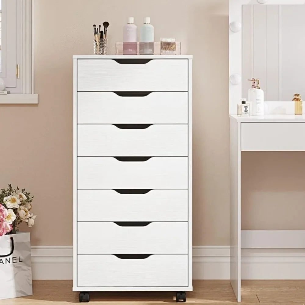 7-Drawer Vanity Desk Dresser