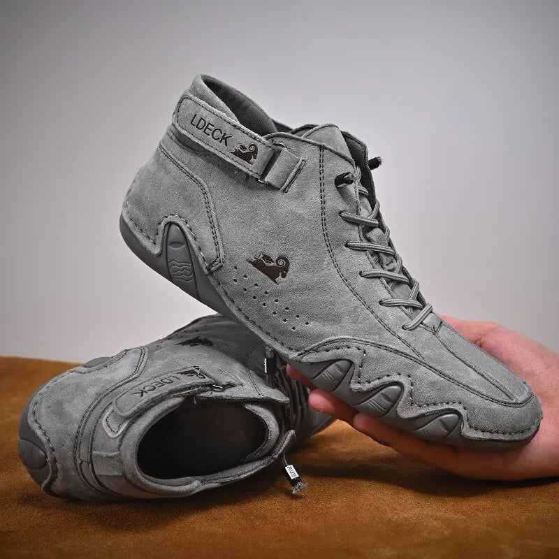 Men Casual Motorcycle Winter Boots