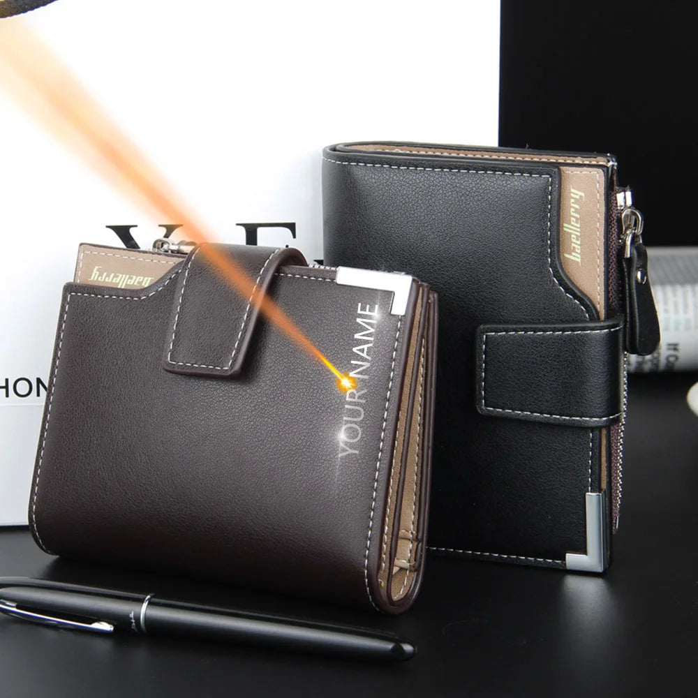 Short Luxury Men Wallets