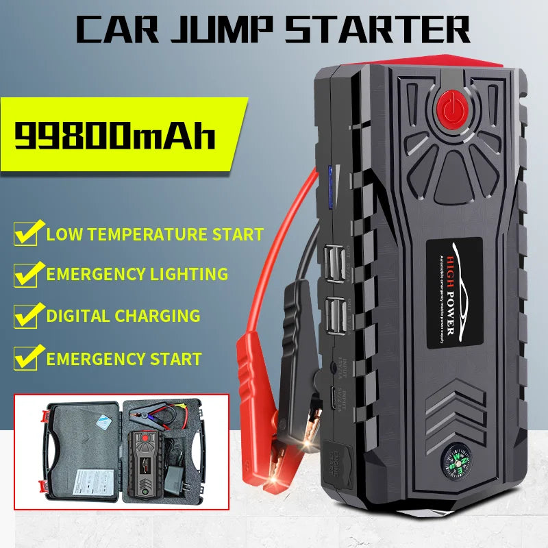 Car Jump Starter 99800mAh Power Bank
