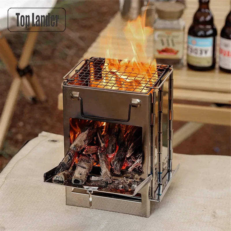 Outdoor Picnic Barbecue Fire Pit Furnace