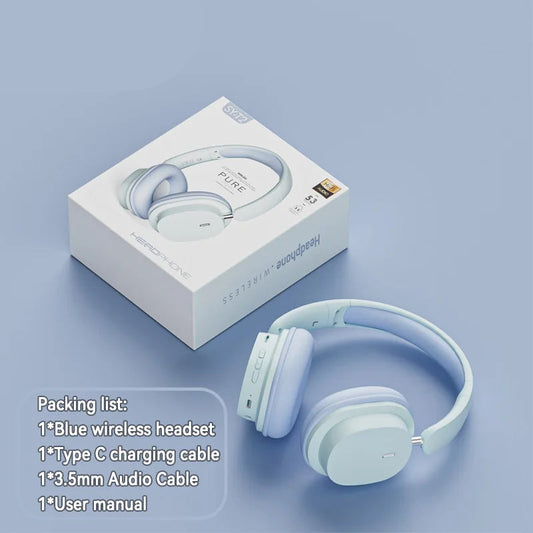Bluetooth 5.3 Wireless Over-Ear Headphones