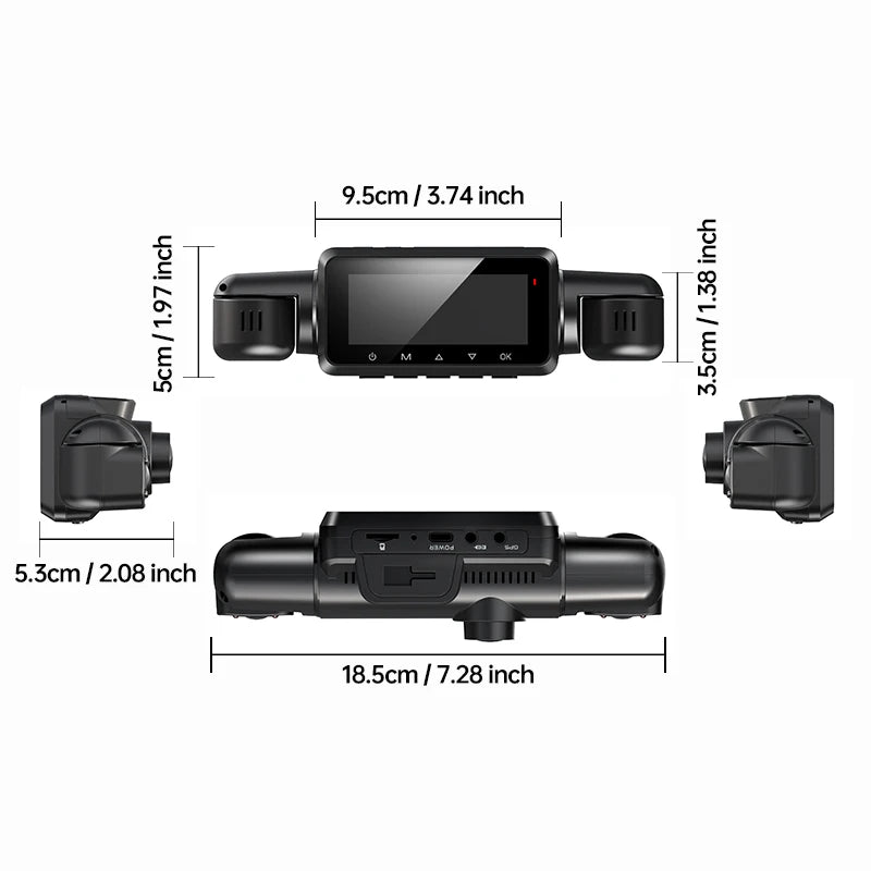 4 Channel A99 FHD 1080P Car Dash Cam