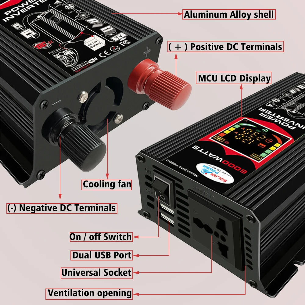 12V Pure Sine Wave Inverter