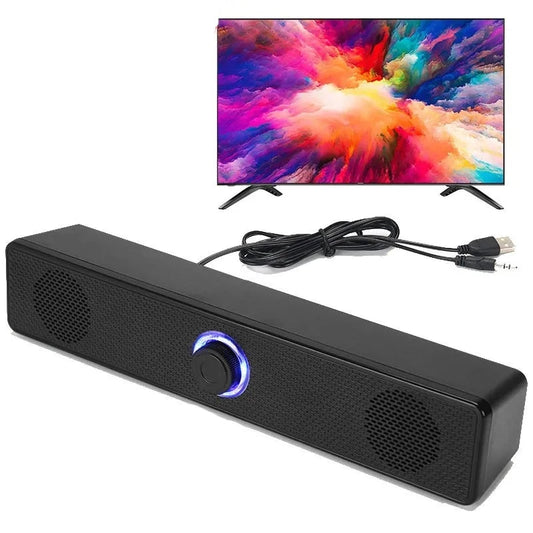 4D Surround Soundbar Computer Speaker