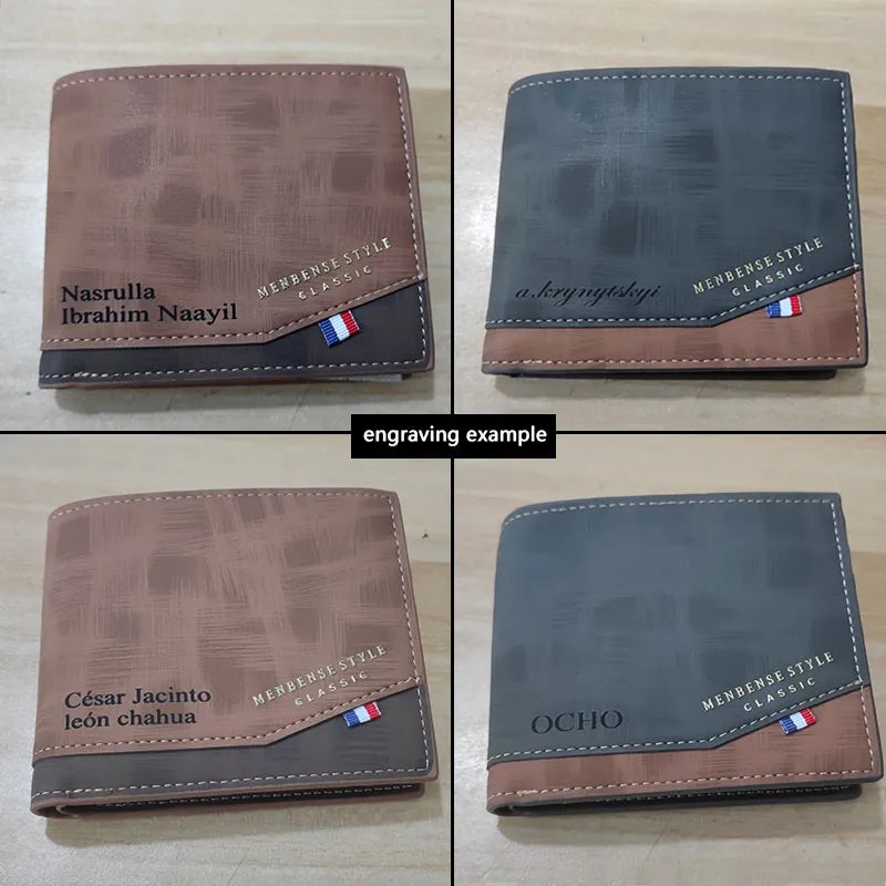 Photo Holder Small Male Wallet