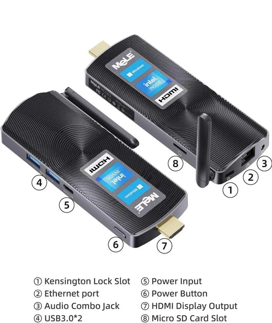 Intel Celeron J4125 LPDDR4 8GB 128GB/256GB Mini PC