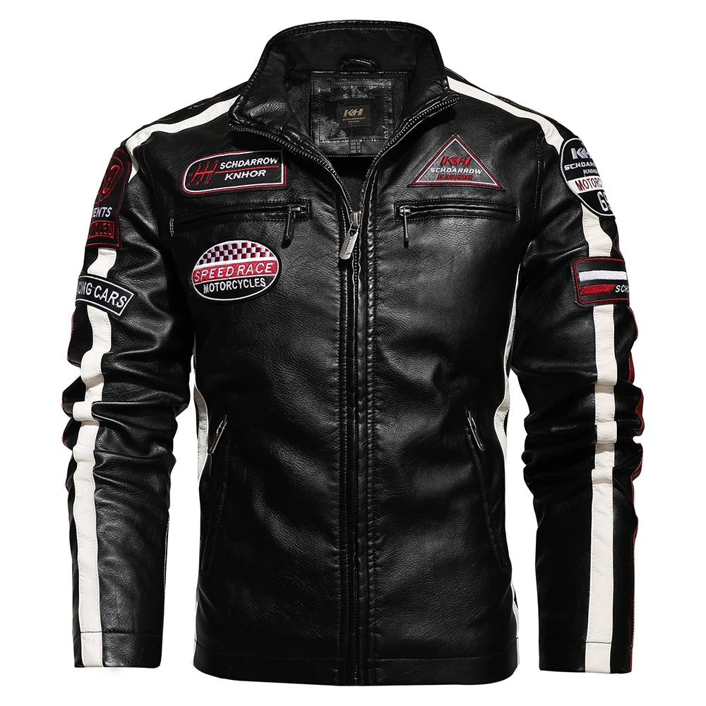 Mens Vintage Motorcycle Jacket