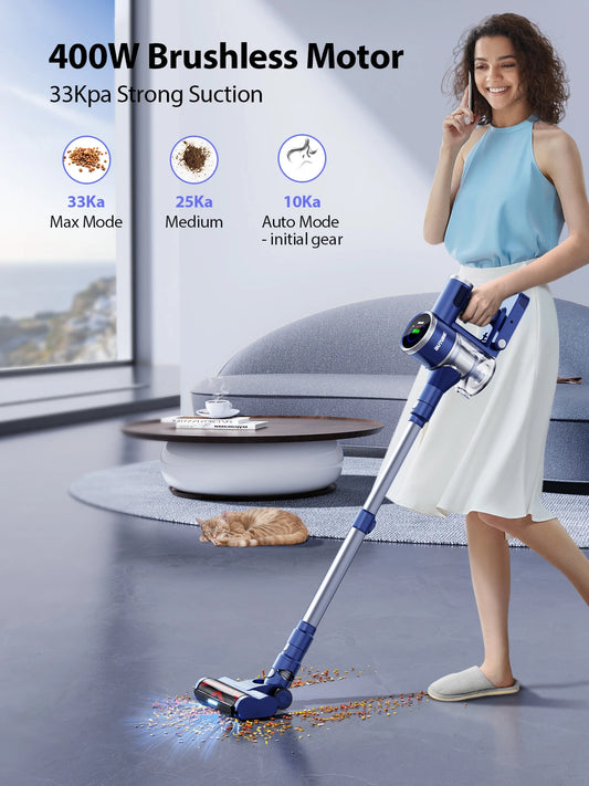 400W 33000PA Cordless Handheld Vacuum Cleaners