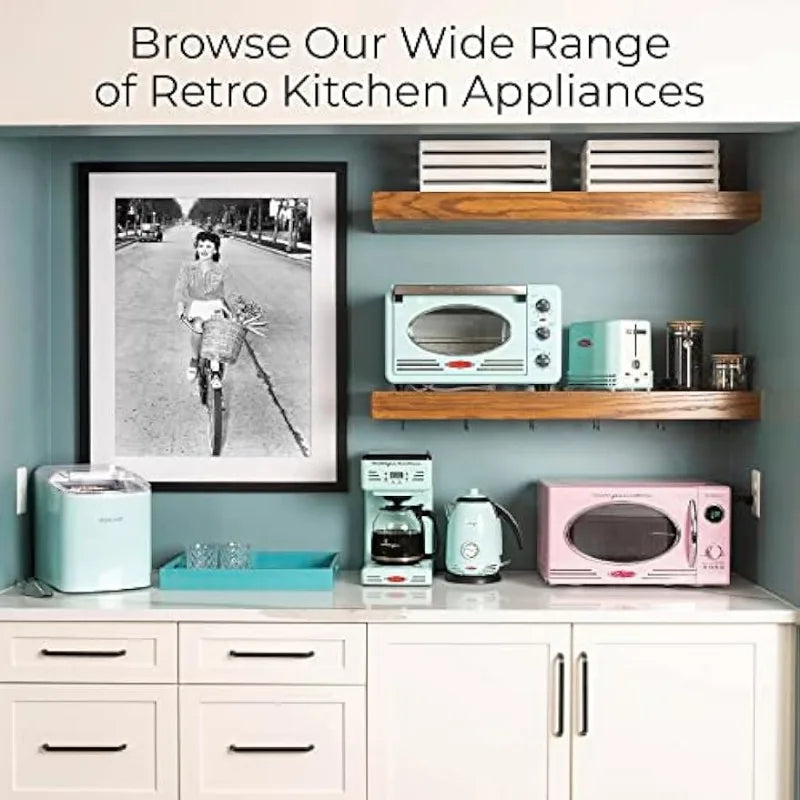 Retro Countertop Microwave Oven