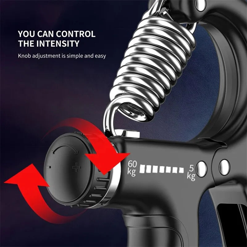 R Shaped Spring Wrist Grip