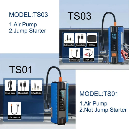 Multifunctional Jump Starter and Air Pump