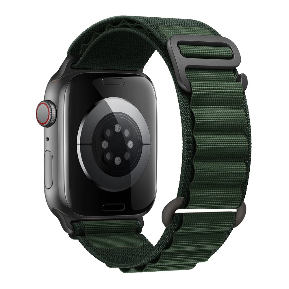 Straps for Apple watch Ultra 3 band 49mm 45mm 46mm 42mm 44mm 41 40mm Nylon Alpine bracelet correa iwatch Series 11 10 9 8 7 6 SE