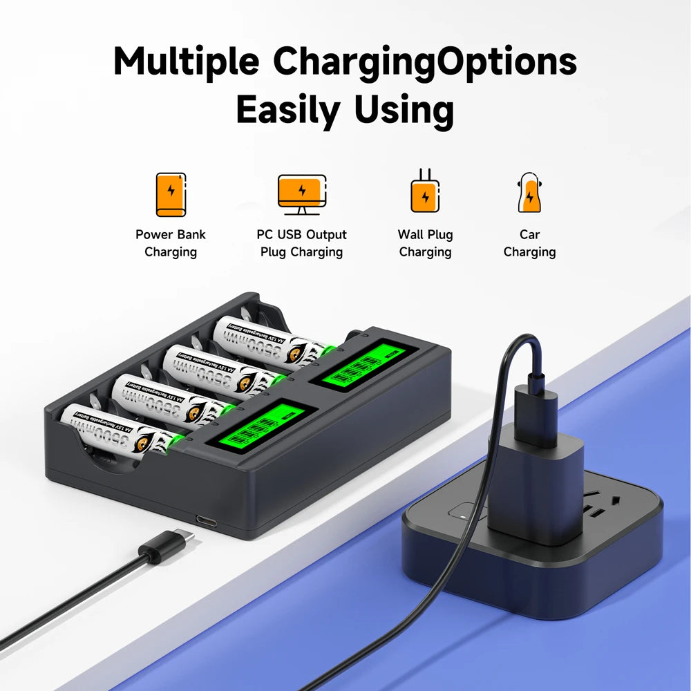 1.5V AA Li-ion Rechargeable Battery