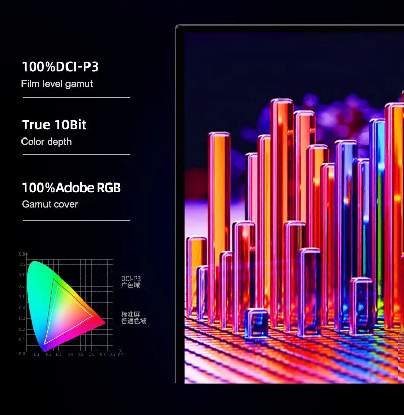 15.6 / 13 Inch 4K OLED Touch Screen Portable Monitor