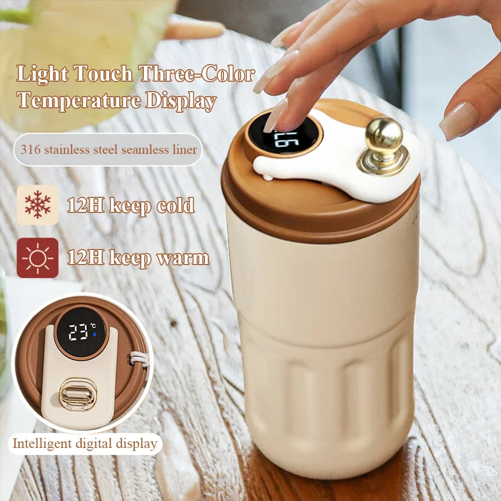 420ml Temperature Display Coffee Cup