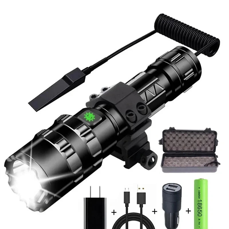 LED Tactical Hunting Flashlight