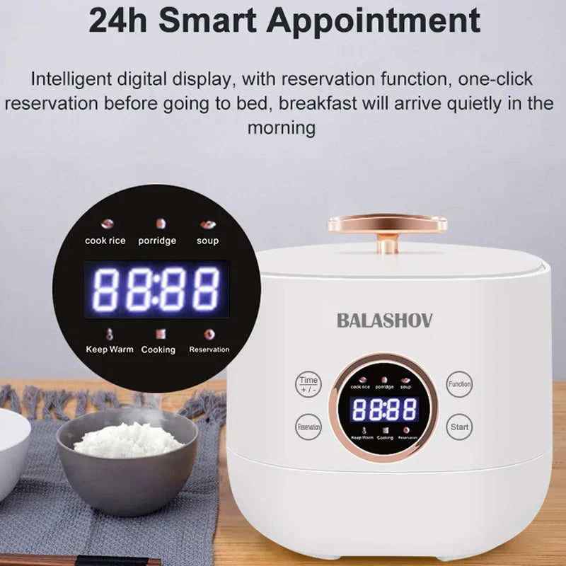 220V Mini Electric Smart Rice Cooker