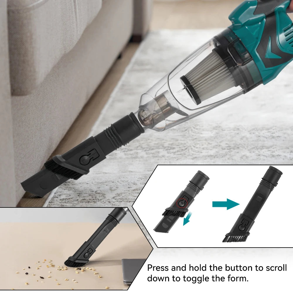 1500W Cordless Handheld Electric Vacuum Cleaner