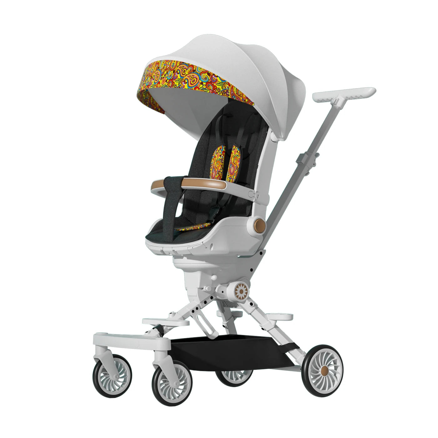 baby four wheels stroller