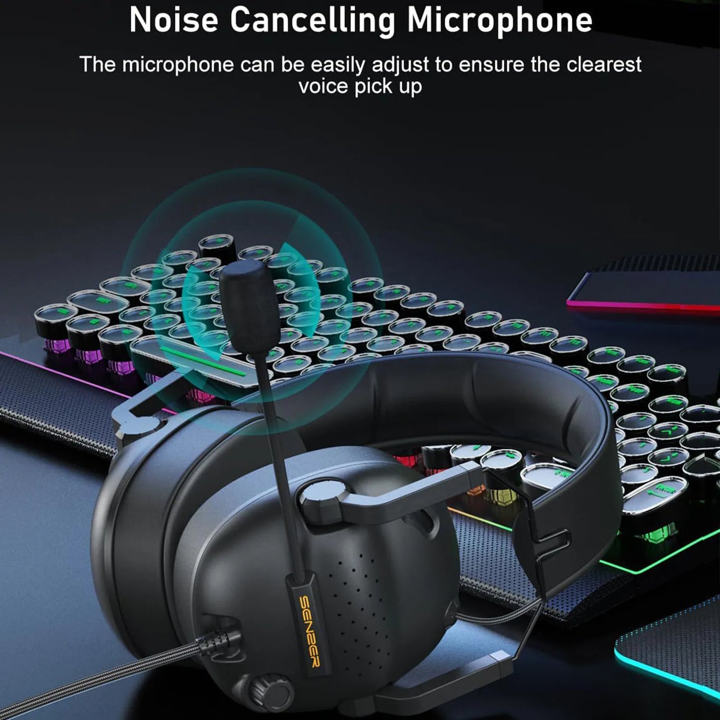 Wired Gaming Headset with Mic