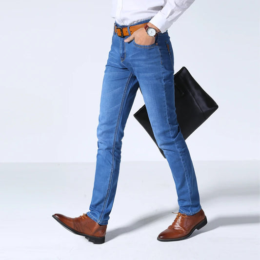 Men Business Classic Style Jeans