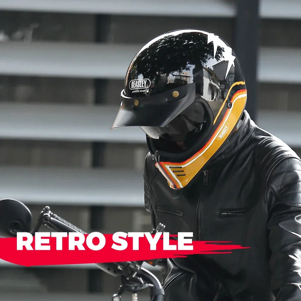 Vintage Full-Face Helmet